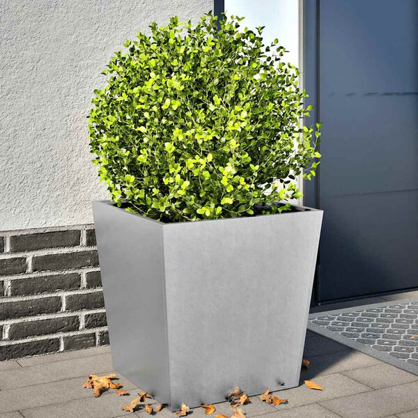 vidaXL plantekasser 2 stk. 50x50x50 cm galvaniseret st&aring;l