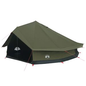 vidaXL Familietelt Army Gr&oslash;n 12-person Polybomuld