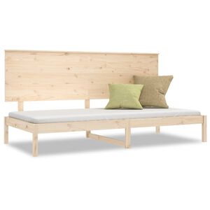 vidaXL daybed uden madras 90x200 cm massivt fyrretr&aelig;