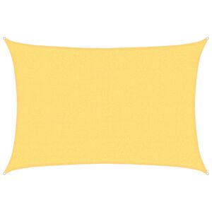 vidaXL solsejl 2,5x3,5 m 160 g/m&sup2; HDPE beige