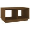 vidaXL sofabord 80x50x40 cm massivt fyrretr&aelig; gyldenbrun