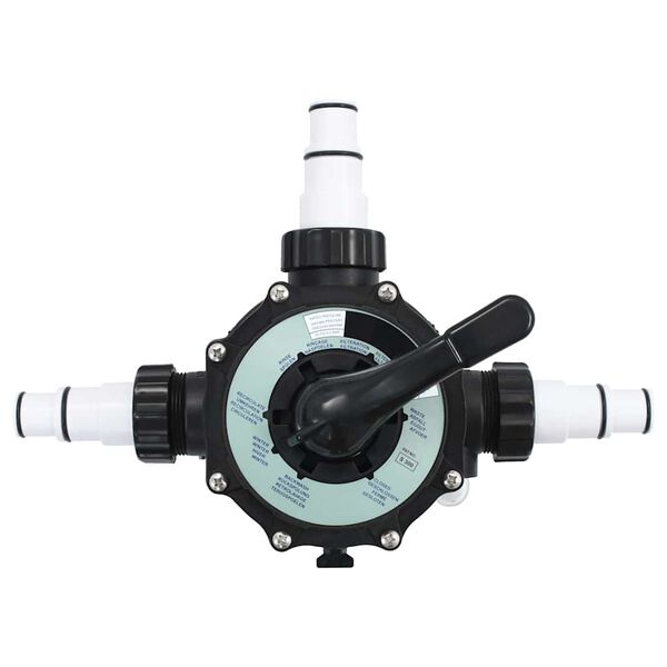 vidaXL multiportventil til sandfilter ABS 1,5" 6-vejs