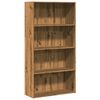 vidaXL bogreol 80x30x152 cm konstrueret tr&aelig; kunsteg