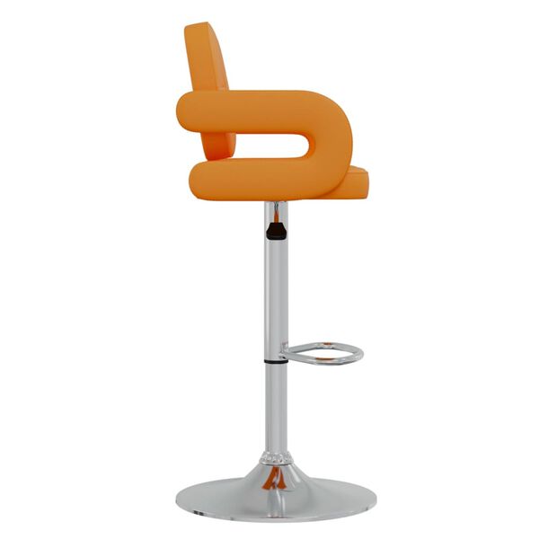 vidaXL barstol kunstl&aelig;der orange