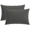 vidaXL Pude med pude HEERLEN 2 stk. Antracit Polyester