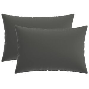 vidaXL Pude med pude HEERLEN 2 stk. Antracit Polyester