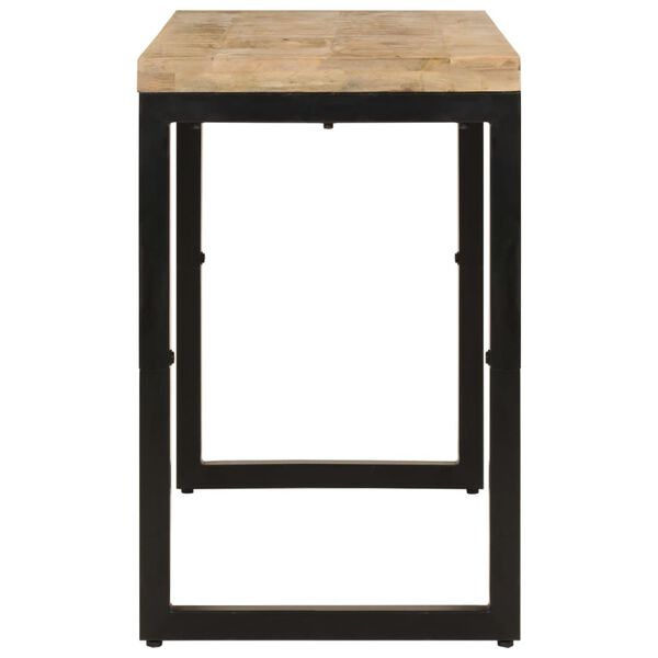 vidaXL spisebord 110x50x76 cm massivt mangotr&aelig;