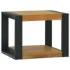 vidaXL v&aelig;gh&aelig;ngt badev&aelig;relsesskab 45x45x35 cm massivt teaktr&aelig;