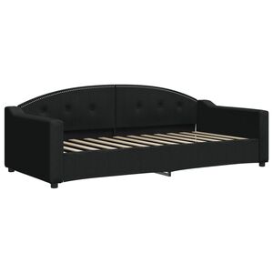 vidaXL daybed 90x200 cm stof sort