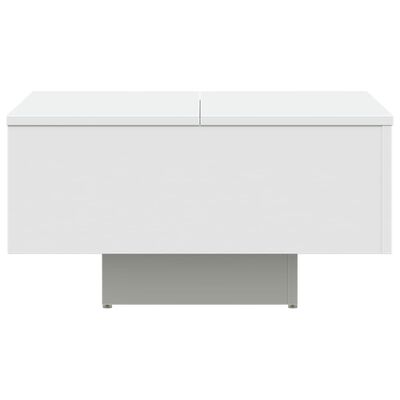 vidaXL sofabord 60x60x31,5 cm spånplade hvid