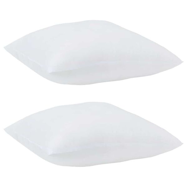 vidaXL Dynebetræk Sæt med pude 3 pcs Hvid Mikrofiber og Dunfjer