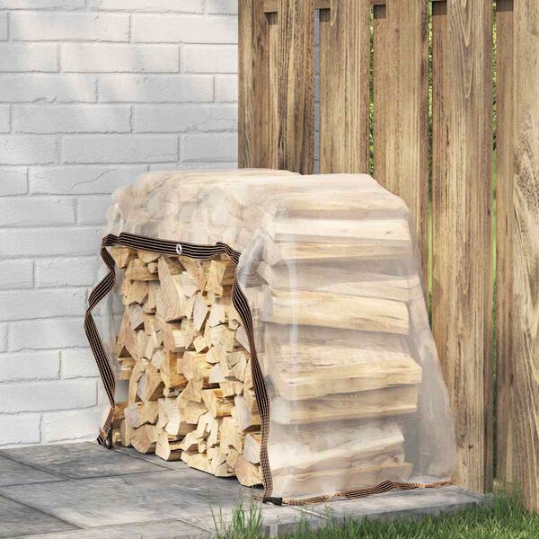 vidaXL klar presenning med &oslash;jer 1x2 m PVC