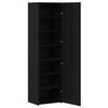 vidaXL Highboard Sort eg 50 x 42,5 x 185 cm