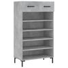 vidaXL skoreol 60x35x105 cm konstrueret tr&aelig; betongr&aring;