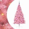 vidaXL Kunstig Forbelyst Juletr&aelig; med 300 LED'er Lyser&oslash;d 180 cm PVC