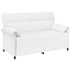 vidaXL 2-personers sofa 2-personers Hvid 158 x 83 x 95 cm Stof