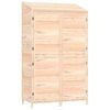 vidaXL haveskur 102x52x174,5 cm massivt grantr&aelig;