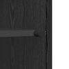 vidaXL Sideboard Sort eg 35 x 37 x 76 cm Konstrueret tr&aelig;