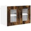 vidaXL V&aelig;gl&aring;gskab PORTO R&oslash;get eg 60 x 31 x 40 cm Konstrueret tr&aelig;