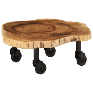 vidaXL sofabord 60x55x25 cm massivt akacietr&aelig;