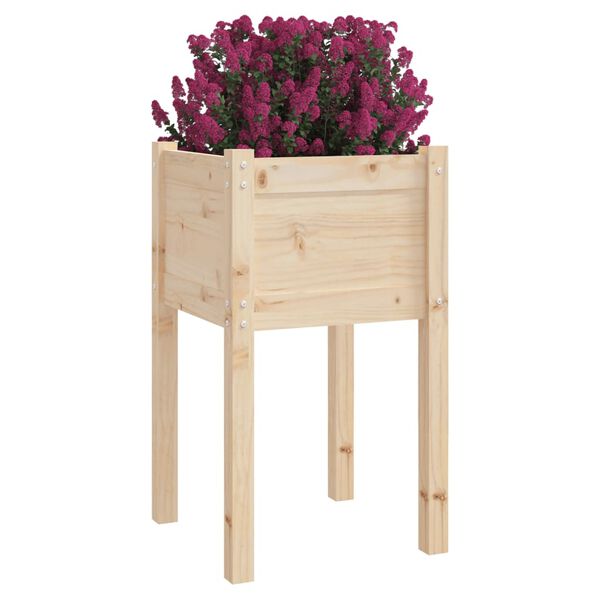vidaXL plantekasser 2 stk. 40x40x70 cm massivt fyrretr&aelig;