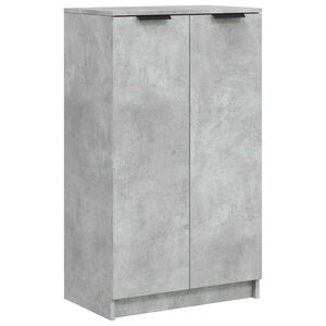 vidaXL skoskab 59x35x100,5 cm konstrueret tr&aelig; betongr&aring;