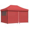 vidaXL Party Tent Bordeaux 279 x 410 x 315 cm Oxford stof
