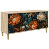 vidaXL TV-skab LOCHEM 102 x 33 x 50 cm Sonoma-eg Konstrueret tr&aelig;