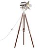 vidaXL gulvlampe med trefod 180 cm massivt mangotr&aelig;