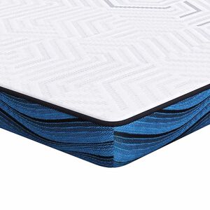 vidaXL Madras topper Hvid 70 x 200 cm Jacquard stof