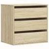vidaXL kommode til hj&oslash;rne 60x41x58 cm konstrueret tr&aelig; sonoma-eg