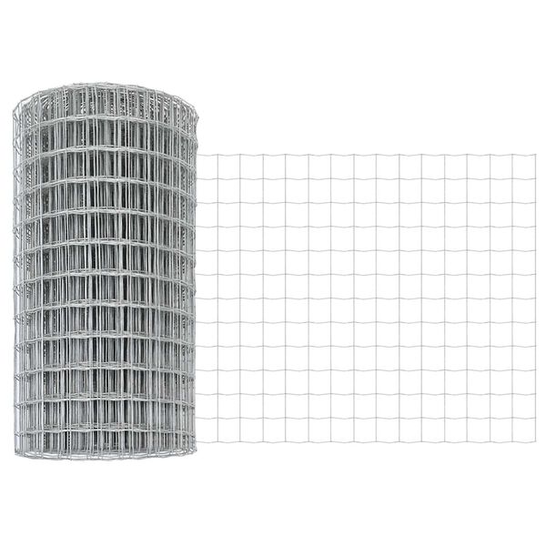 vidaXL Euro Hejn 0,4 x 10 m PVC-belagt jern