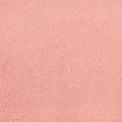 vidaXL sengeramme med sengegavl 120x200 cm velour pink