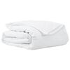 vidaXL 2-i-1 Dyne Hvid 240 x 220 cm Fjer