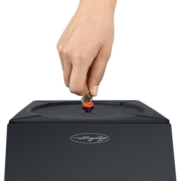 LECHUZA plantekrukke CUBICO Color 22 ALL-IN-ONE skifergrå