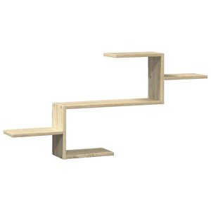 vidaXL v&aelig;ghylde 104x15x49 cm konstrueret tr&aelig; sonoma-eg