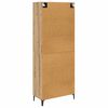 vidaXL Highboard Artisan Egetr&aelig; 69,5 x 34 x 180 cm Konstrueret tr&aelig;