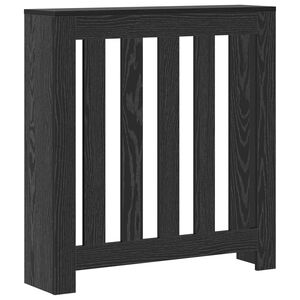 vidaXL Radiatorcover Sort eg 78 x 20 x 82 cm Konstrueret tr&aelig;