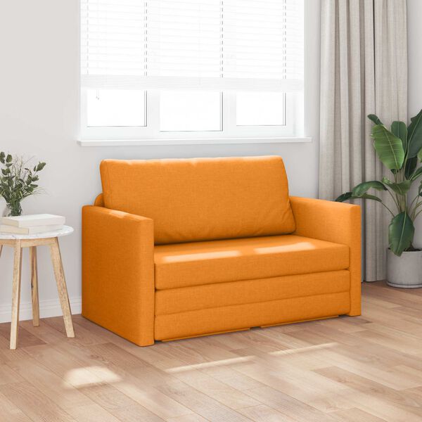 vidaXL Sovesofa 110cm M&oslash;rk Gul Stof