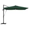 vidaXL Roma Parasol Grøn 286 x 285 x 270 cm Aluminium og Polyester