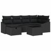 vidaXL Sofa S&aelig;t 7 stk. polyrattan