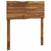 vidaXL Sengegavl med naturkant ROSTOCK Naturfarvet 100 cm