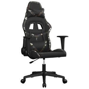 vidaXL gamingstol kunstl&aelig;der sort og camouflage