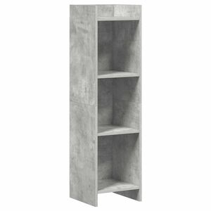 vidaXL Bogreol Beton Gr&aring; 30 x 30 x 111 cm Konstrueret tr&aelig;
