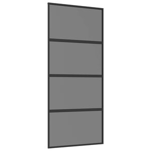vidaXL Skyded&oslash;r 90 x 205 cm H&aelig;rdet Glas og Aluminium