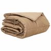 vidaXL Sommer dyne Guld 140 x 220 cm Satin og Mikrofiber