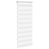 vidaXL zebragardin hvid 65x100 cm stofbredde 60,9 cm polyester