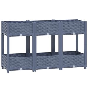 vidaXL h&oslash;jbed 120x40x71 cm polypropylen