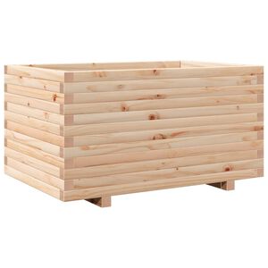 vidaXL plantekasse 90x60x49,5 cm massivt fyrretr&aelig;