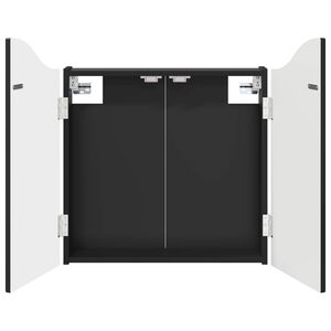 vidaXL Dartboard Skab Sort 56 x 12 x 63 cm Konstrueret tr&aelig;